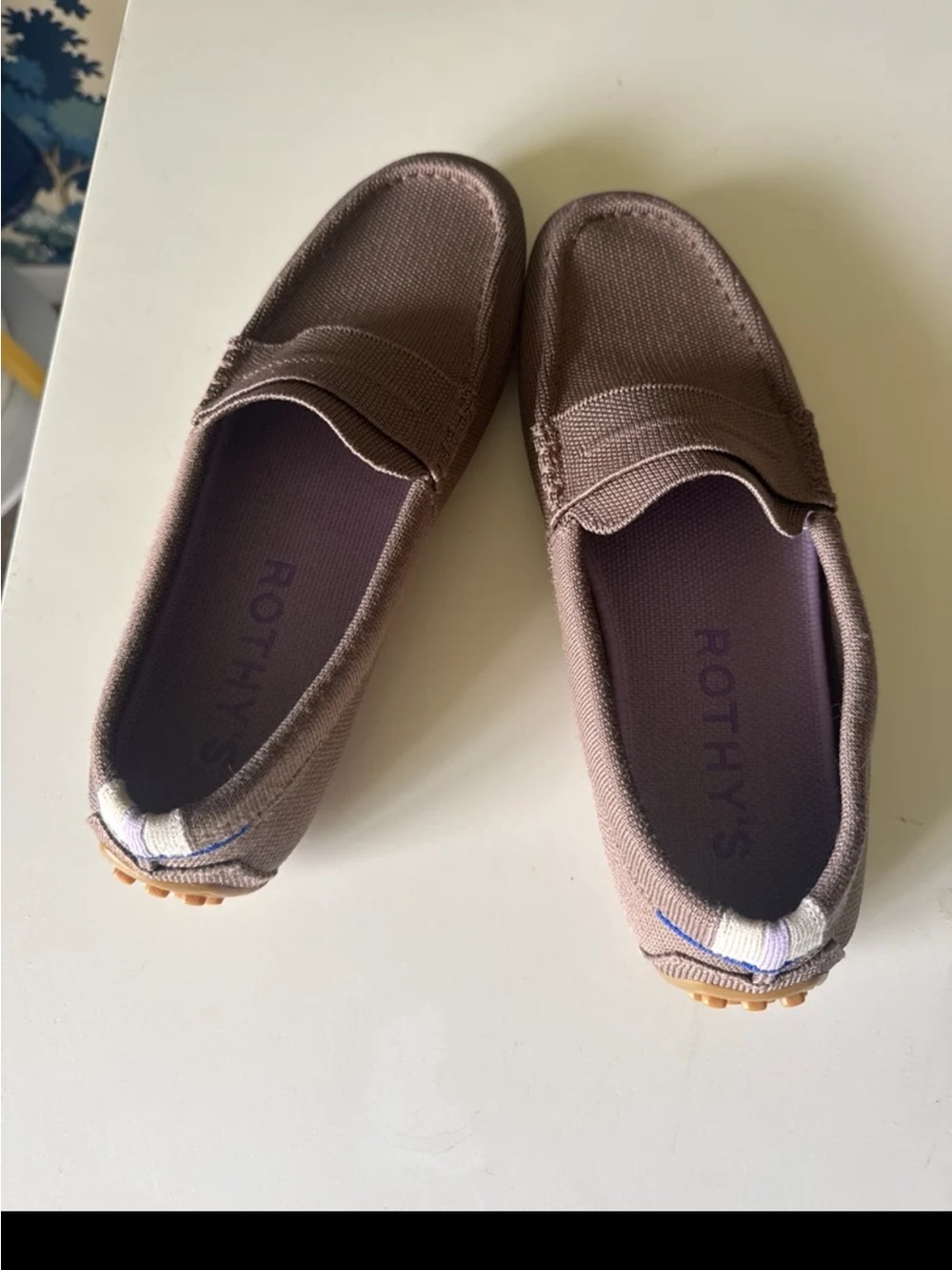 Rothy's The Driving Loafer Neutral Slip On Mens Size 8.5 Women’s 9.5/10 - Picture 8 of 12